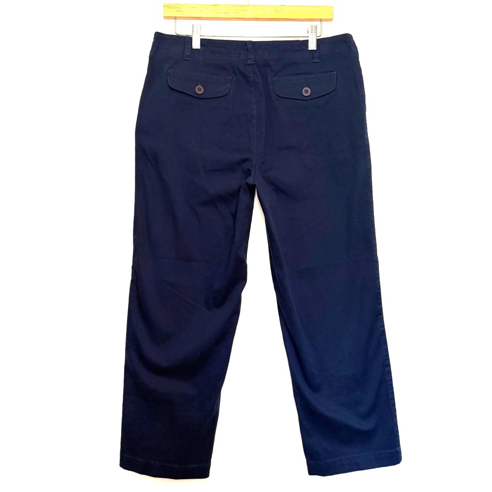 Architecht Navy Blue Pants Side Accent Buttons Size 12P - Picture 2 of 6